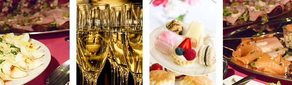 Food and drink at reception